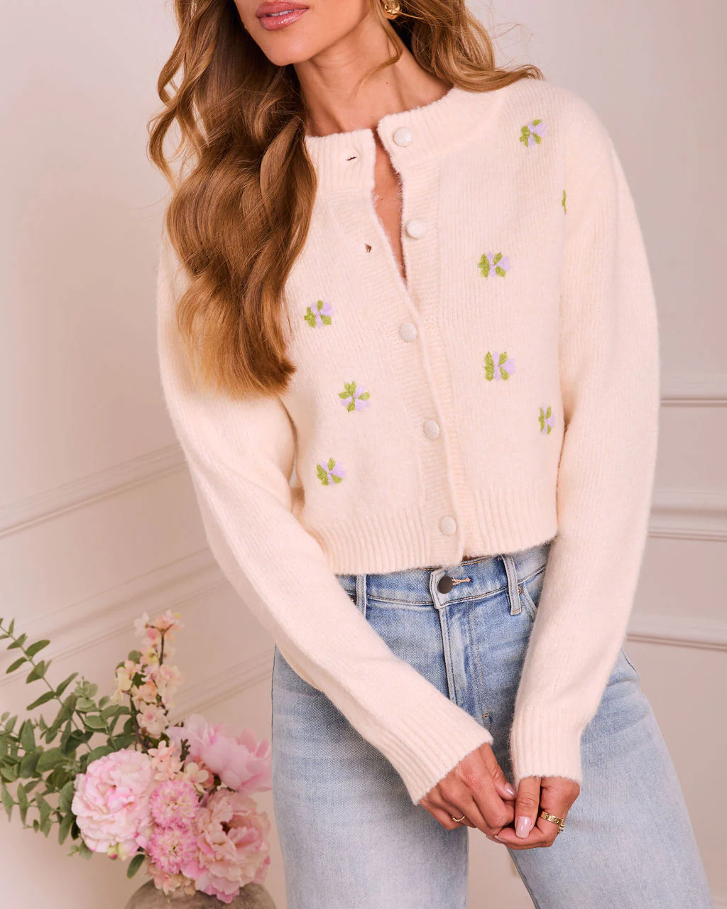 Honeybloom Orchard Knit Floral Sweater - Image 5