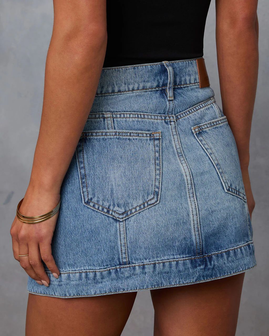 Look Twice Layered Mini Skirt - Image 4