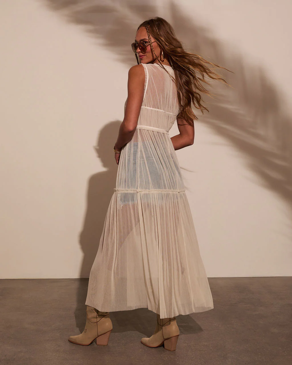 Lorenza Chiffon Flyaway Top - Image 4