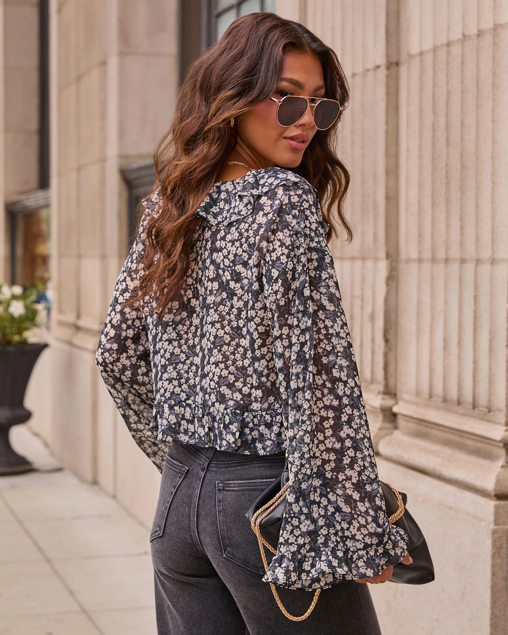 Lovers Bloom Floral Ruffle Blouse - Image 22