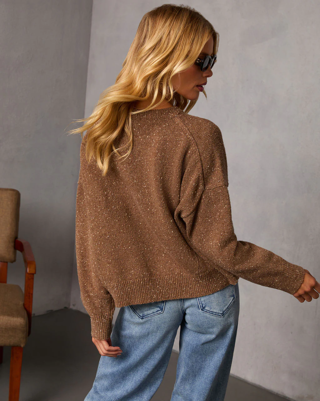 Low Sun Relaxed Crew Neck Sweater - Image 4