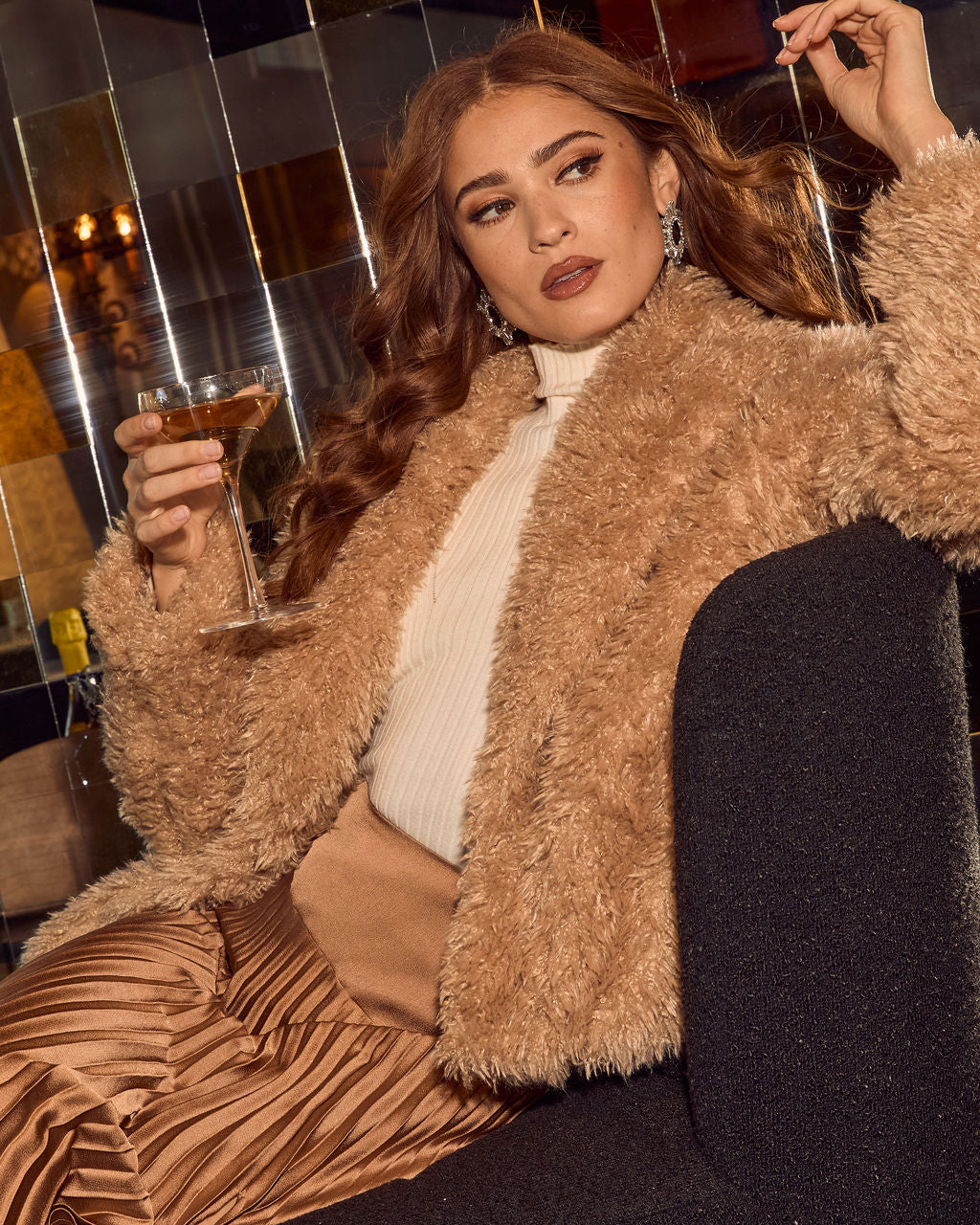 Luccia Faux Fur Jacket - Image 3