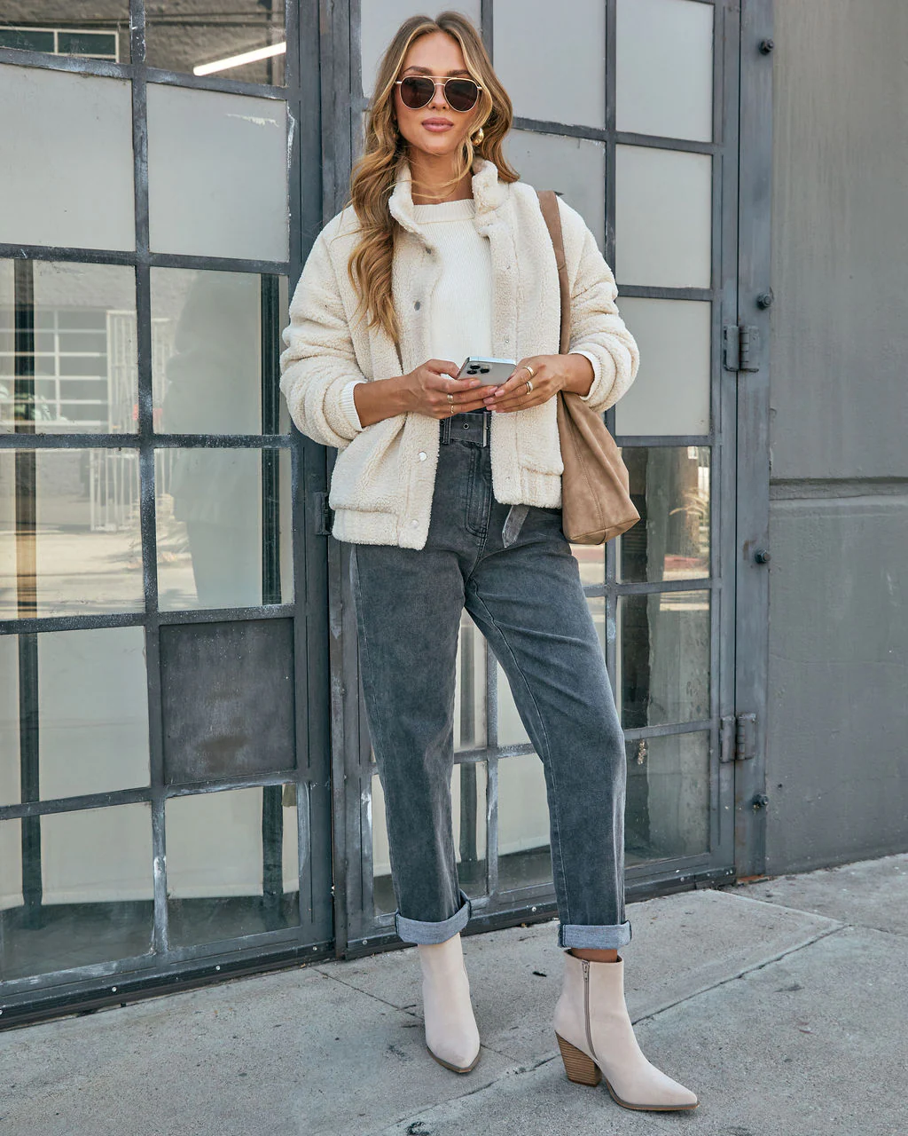 Luciane Sherpa Jacket - Image 2