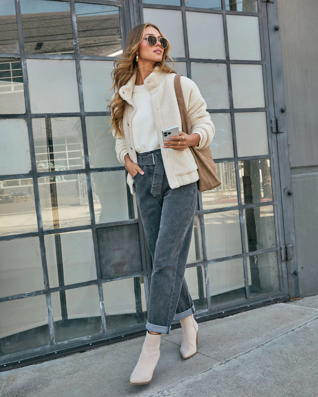 Luciane Sherpa Jacket - Image 6