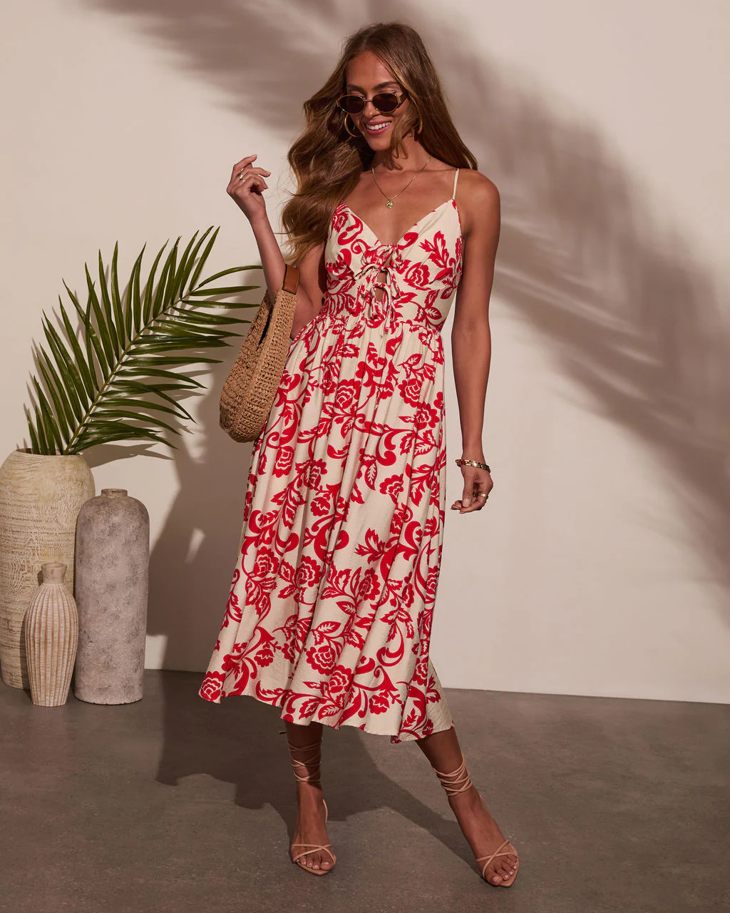 Lucie Abstract Midi Dress - Image 6