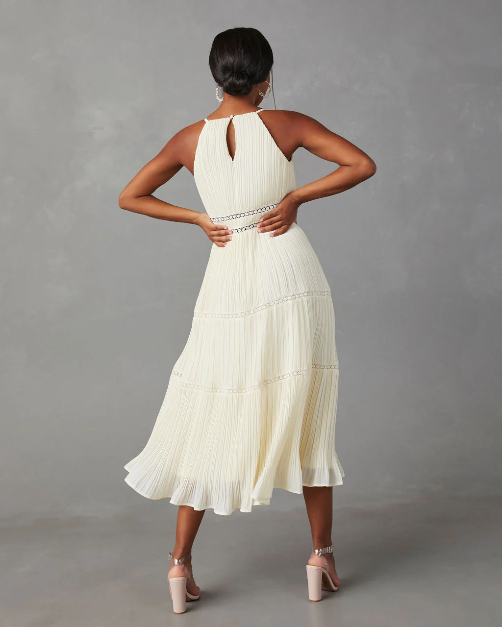 Lucienne Tiered Midi Dress - Image 2