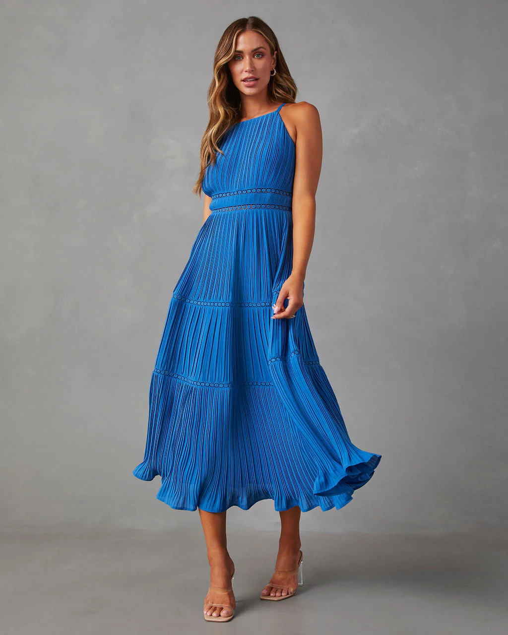 Lucienne Tiered Midi Dress - Image 4