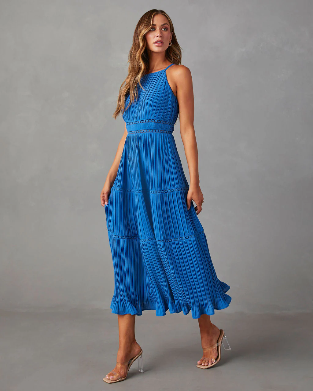 Lucienne Tiered Midi Dress - Image 6