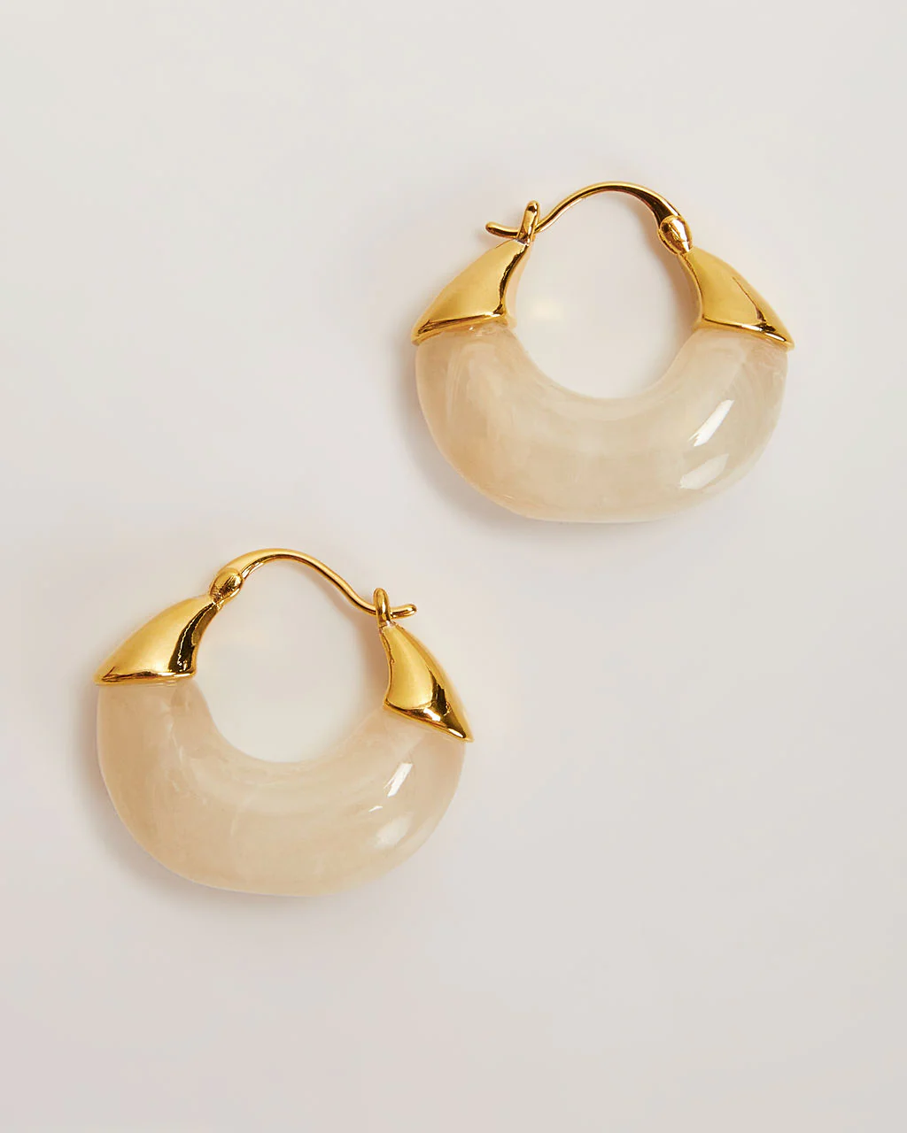 Lucite Hoop Earrings - Image 6