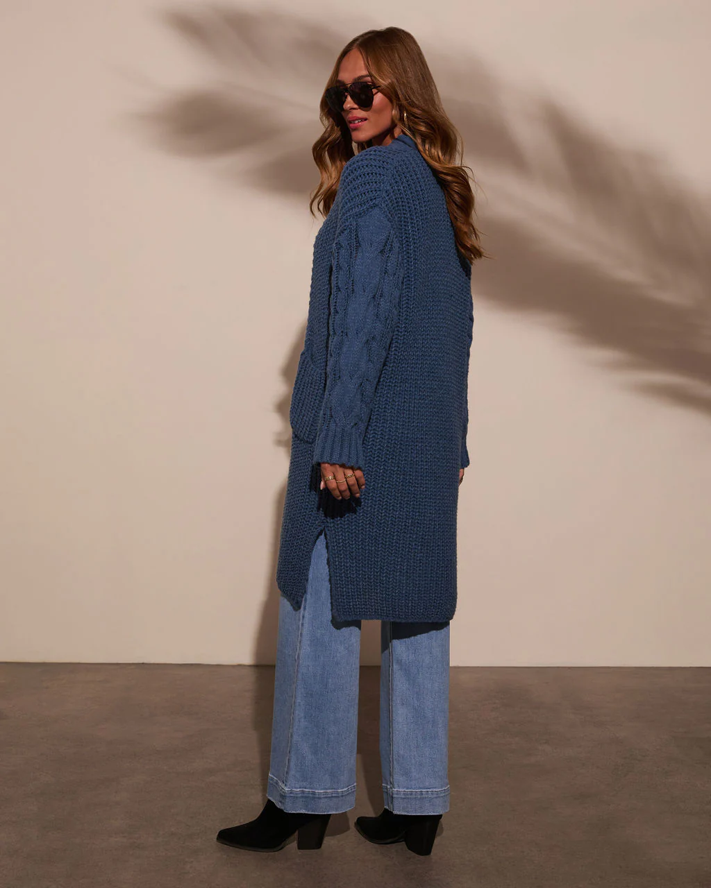 Ludlow Cable Knit Duster Cardigan - Image 10