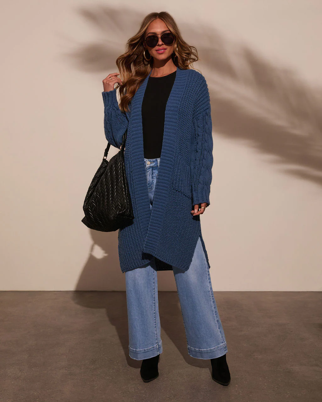 Ludlow Cable Knit Duster Cardigan - Image 11