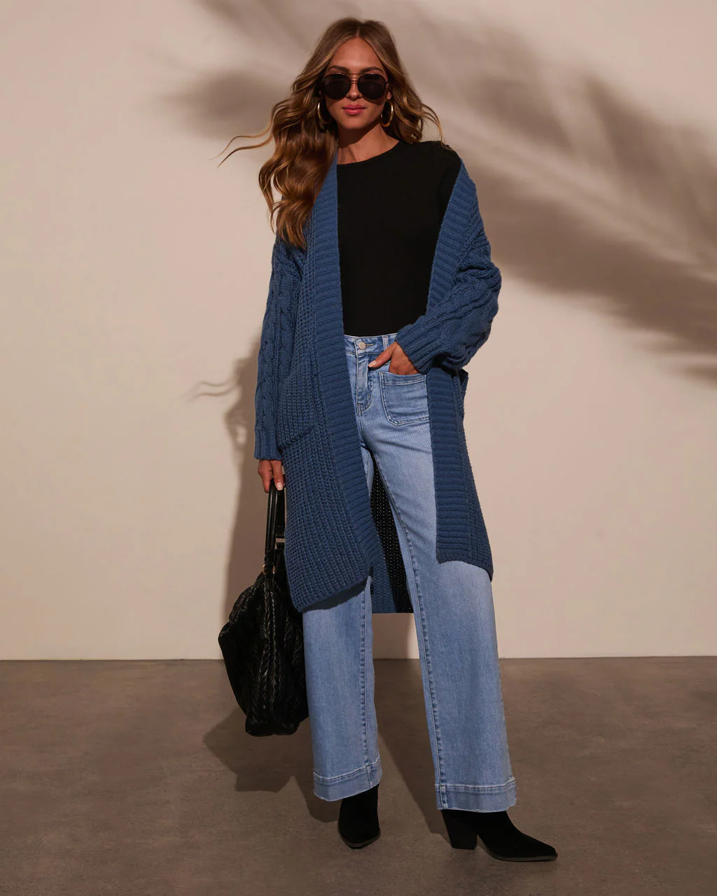 Ludlow Cable Knit Duster Cardigan - Image 7