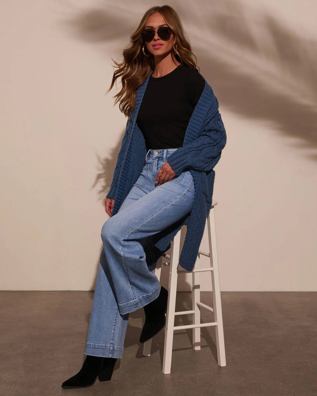 Ludlow Cable Knit Duster Cardigan - Image 9