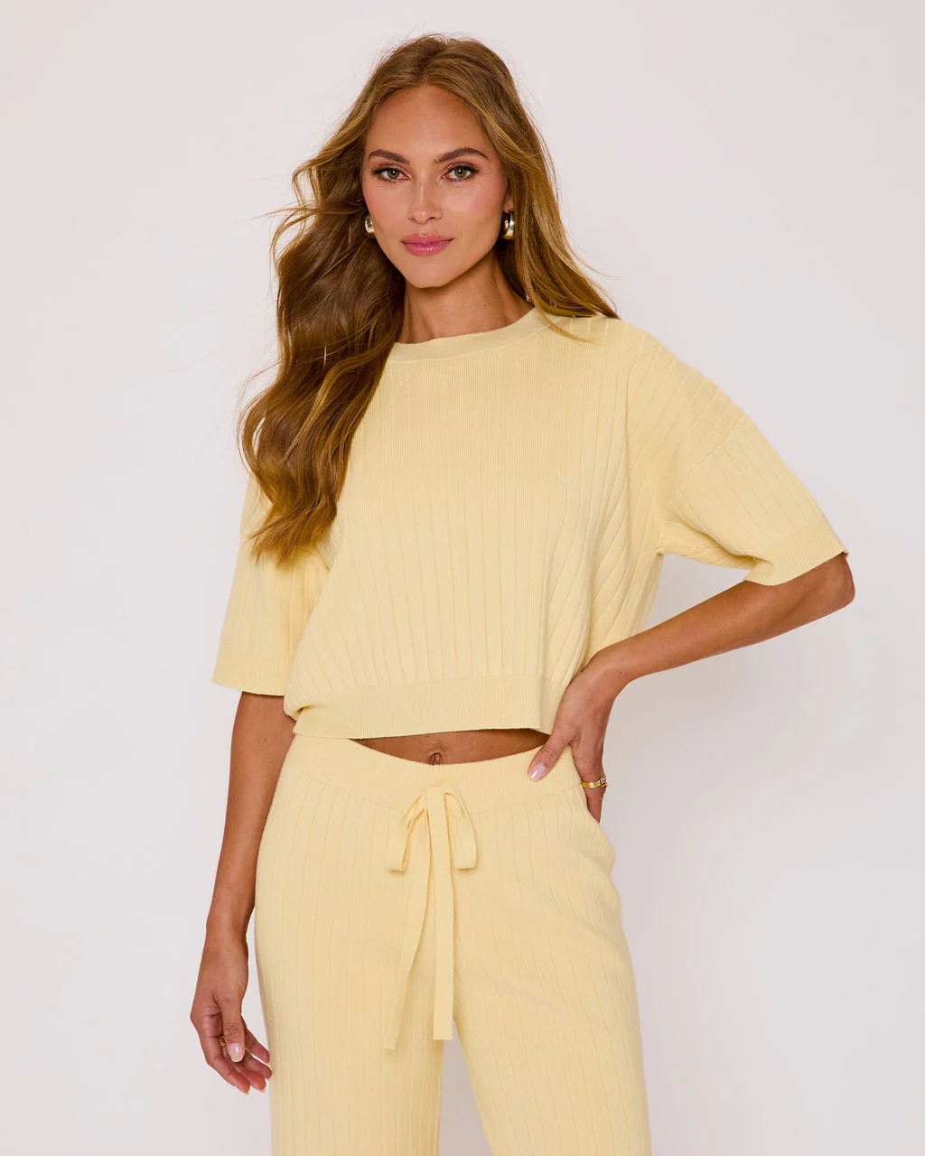 Luisah Ribbed Knit Top - Image 6