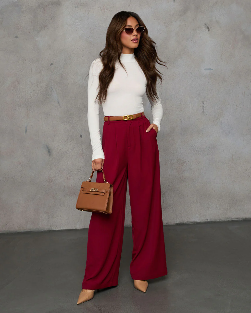 Madrigal Pocketed Wide Leg Pants - Image 13
