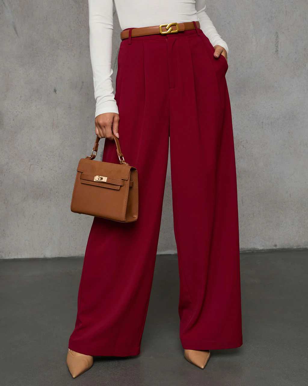 Madrigal Pocketed Wide Leg Pants - Image 18