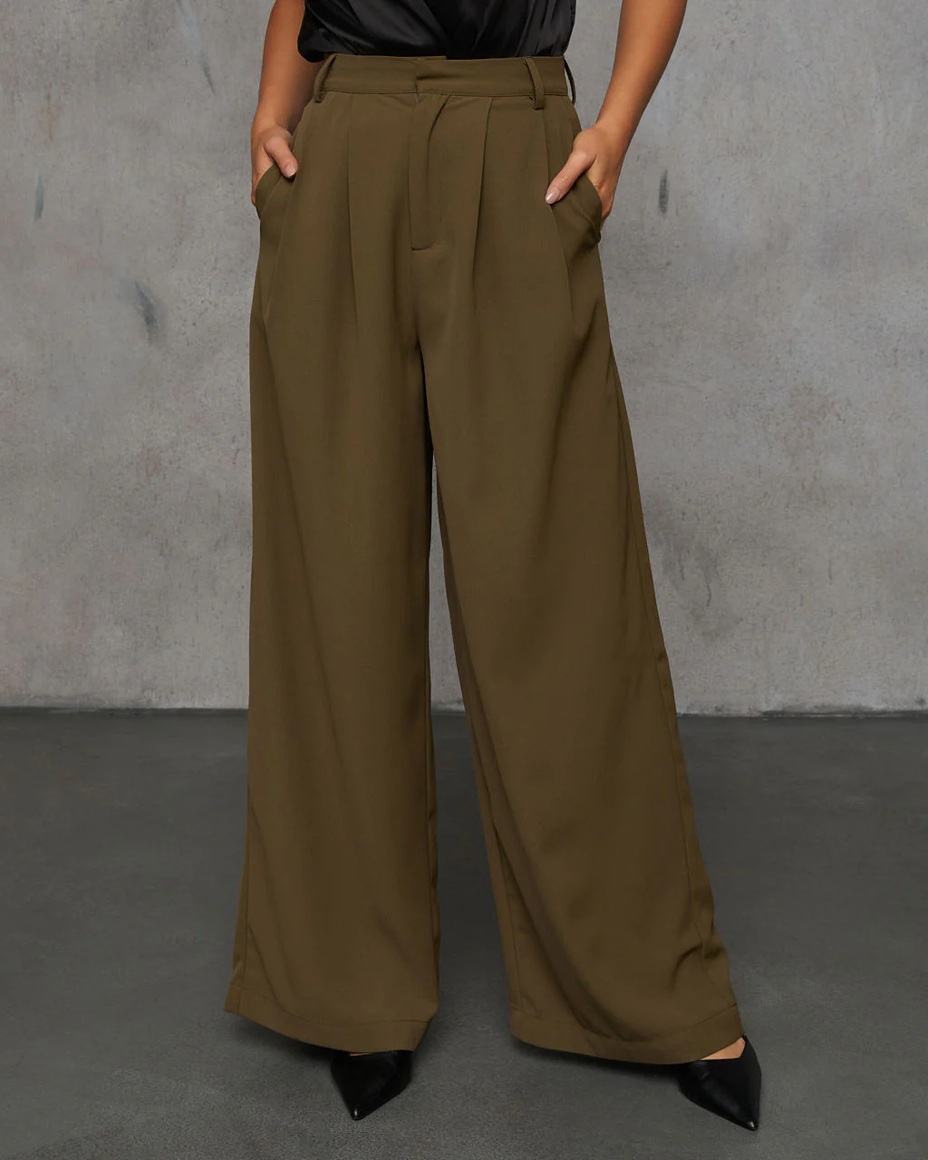 Madrigal Pocketed Wide Leg Pants - Image 26