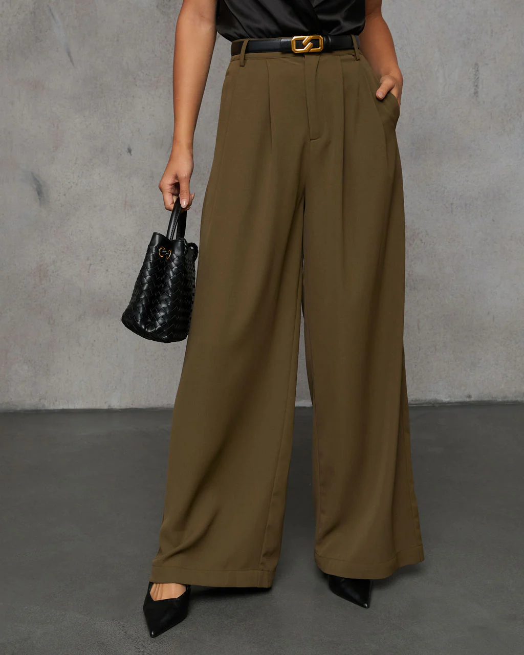 Madrigal Pocketed Wide Leg Pants - Image 30