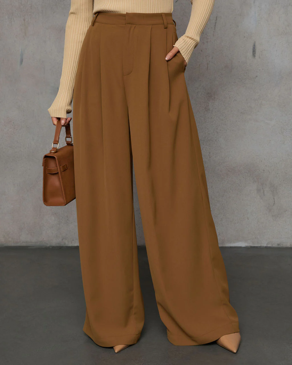 Madrigal Pocketed Wide Leg Pants - Image 35