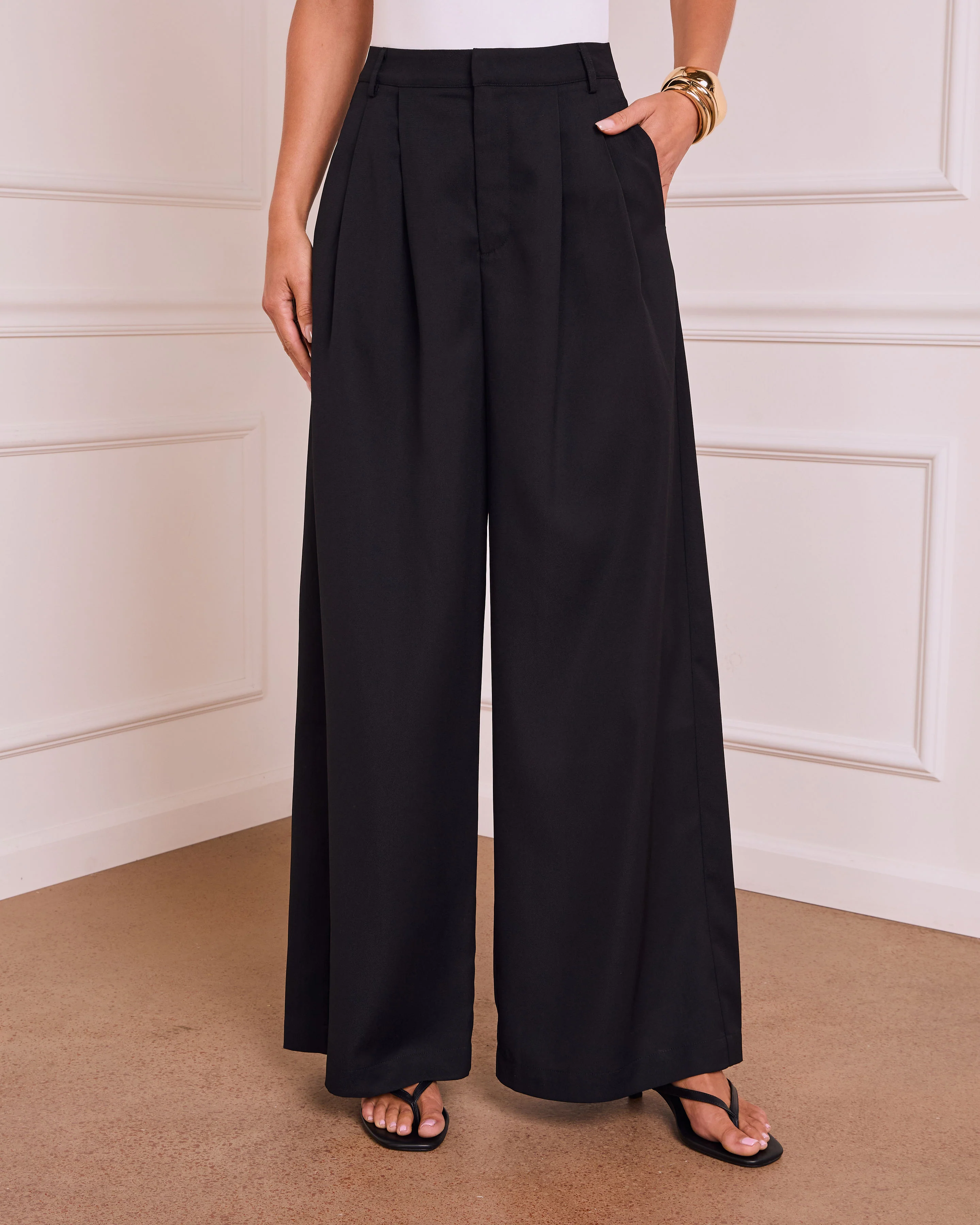 Madrigal Pocketed Wide Leg Pants - Image 7
