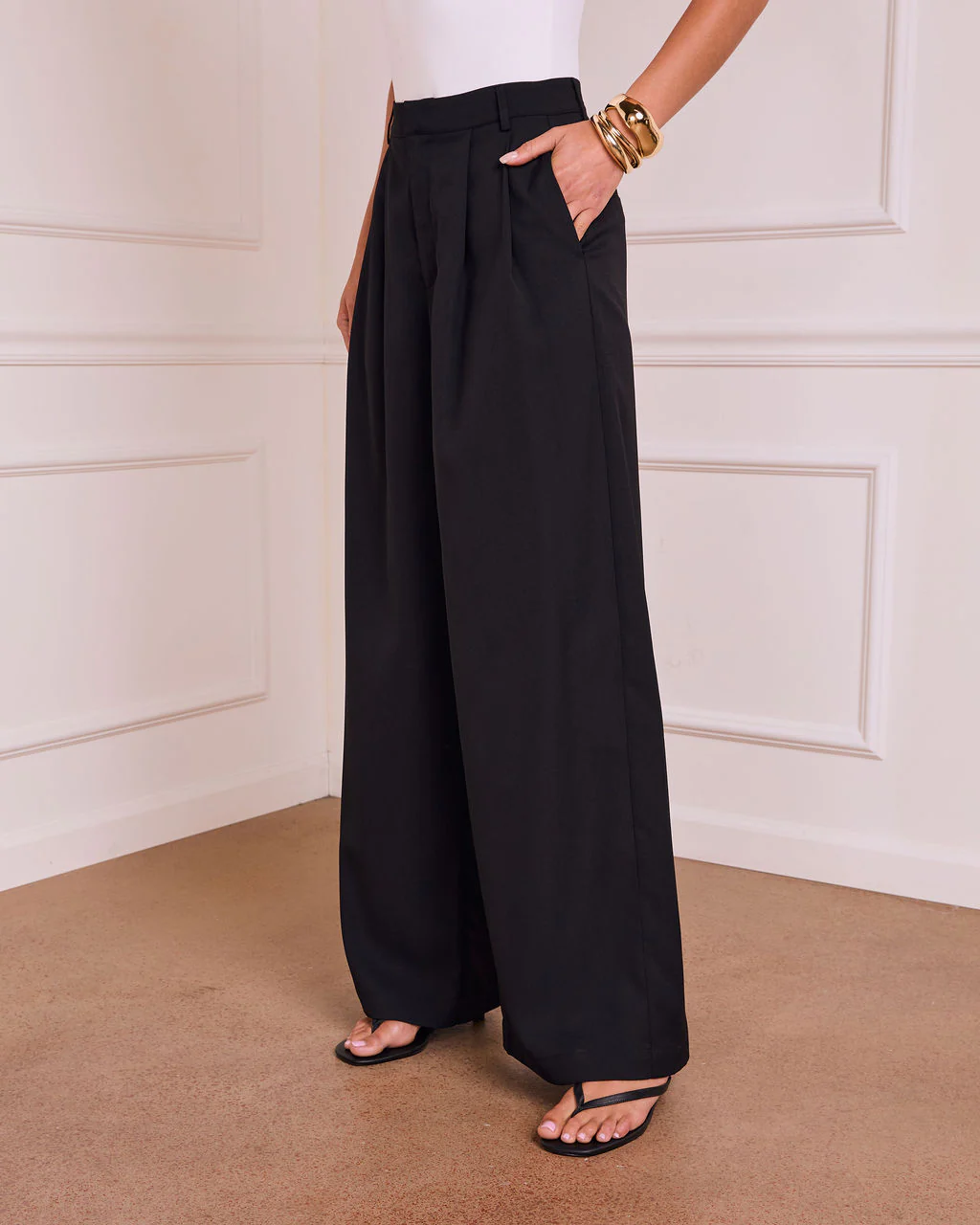 Madrigal Pocketed Wide Leg Pants - Image 9