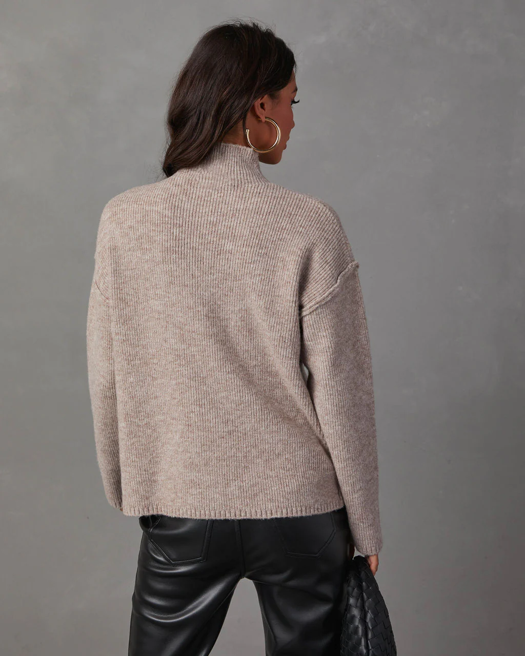 Malia Mock Neck Seamed Sweater - Image 16