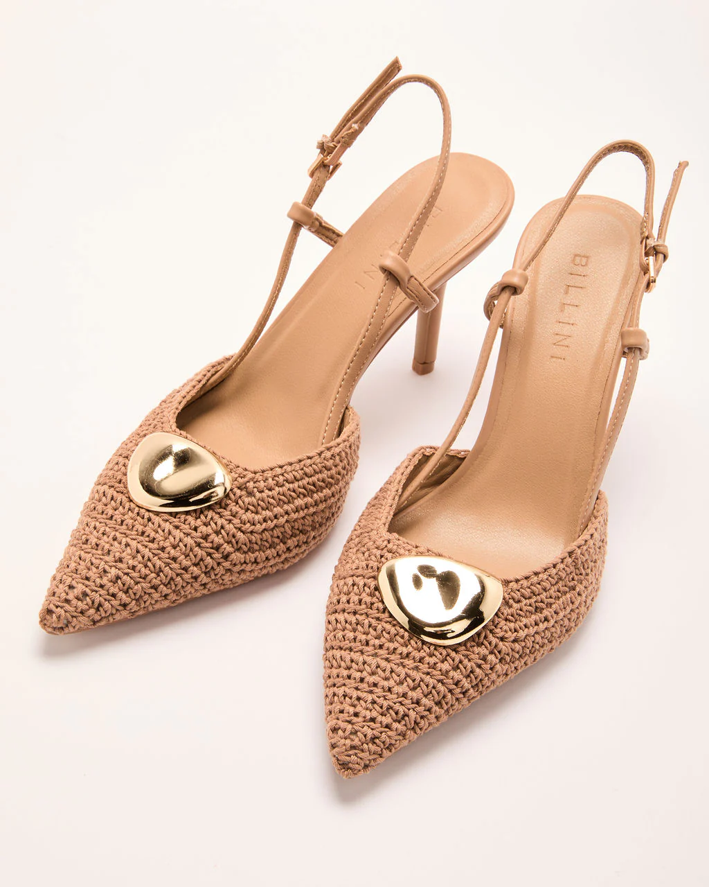 Mallik Crochet Slingback Heels - Image 2