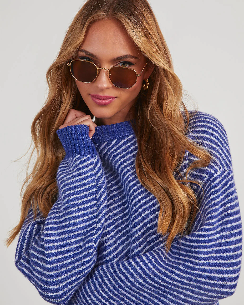 Mallory Striped Crewneck Sweater - Image 5
