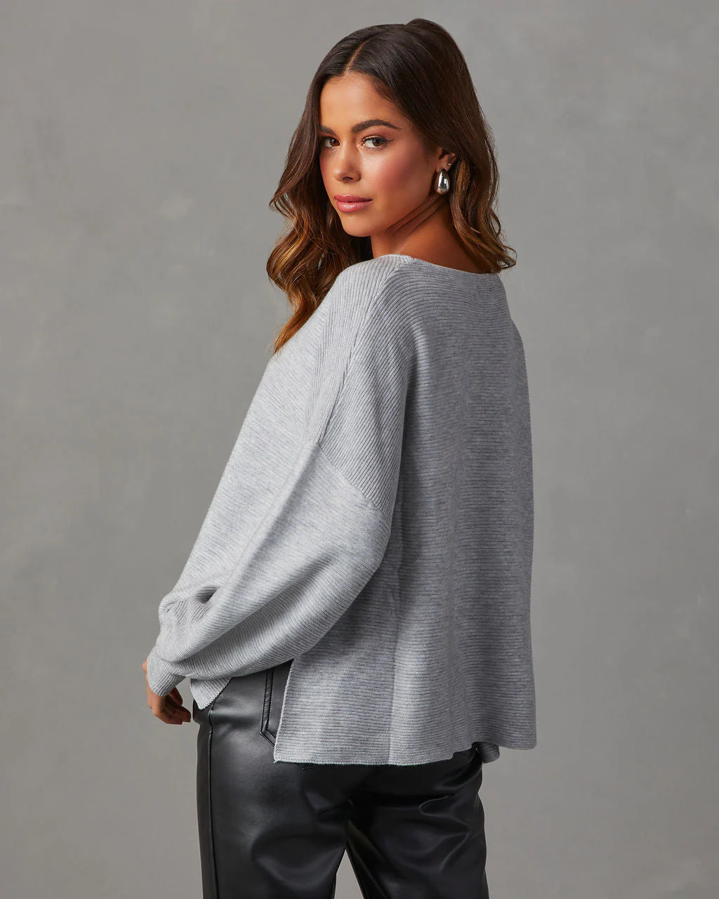 Mandie Oversized Knit Sweater - Image 4