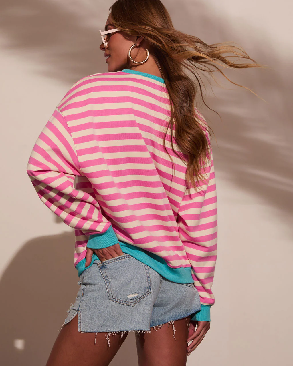 Marcey Striped Sweatshirt - Image 4