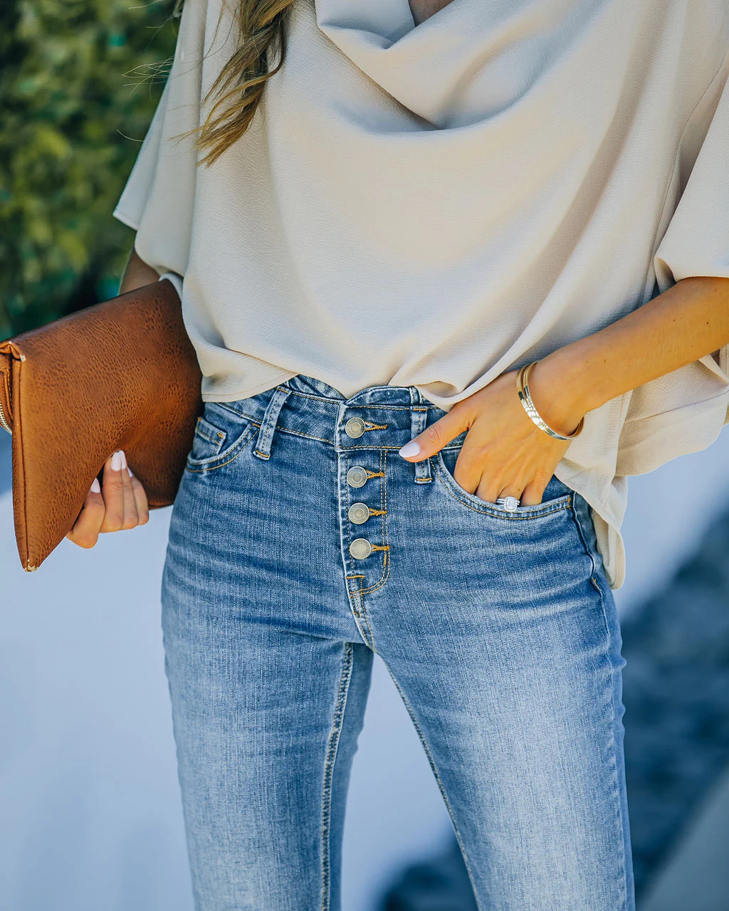 Marcos High Rise Flare Denim - Image 11