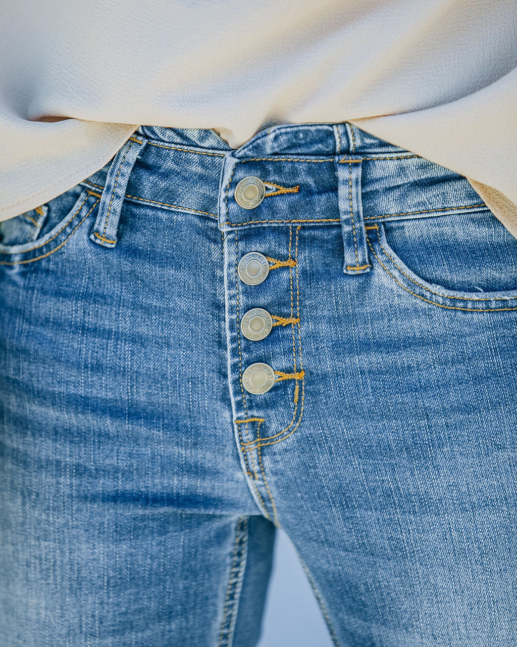 Marcos High Rise Flare Denim - Image 4