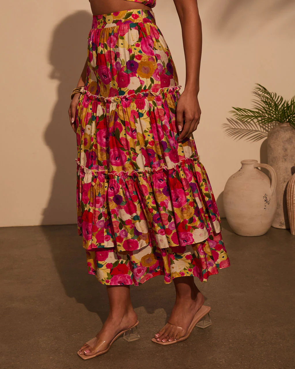 Margot Floral Midi Skirt - Image 3