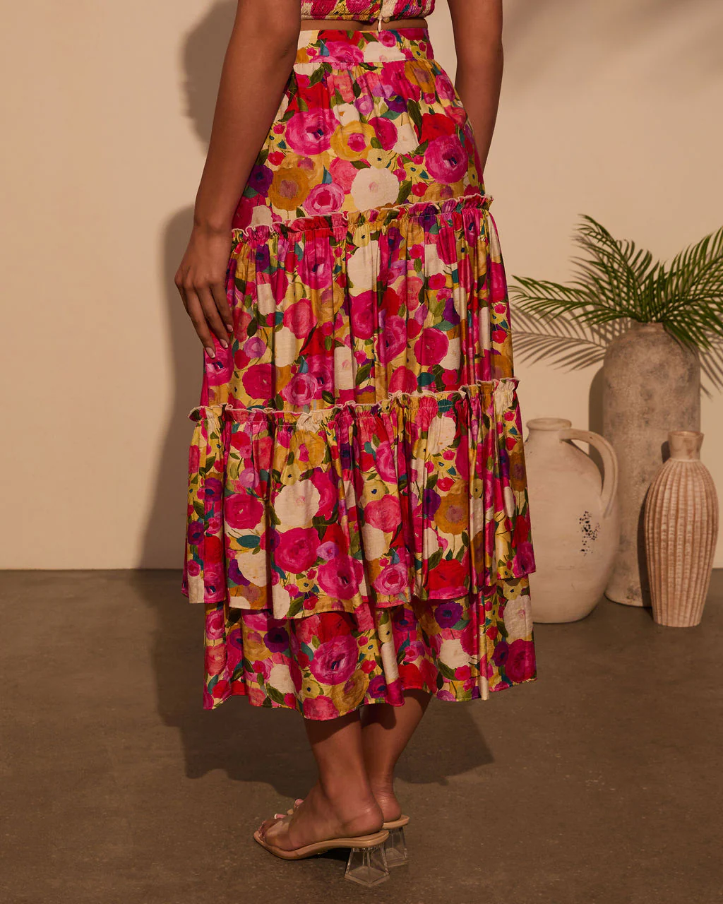 Margot Floral Midi Skirt - Image 4