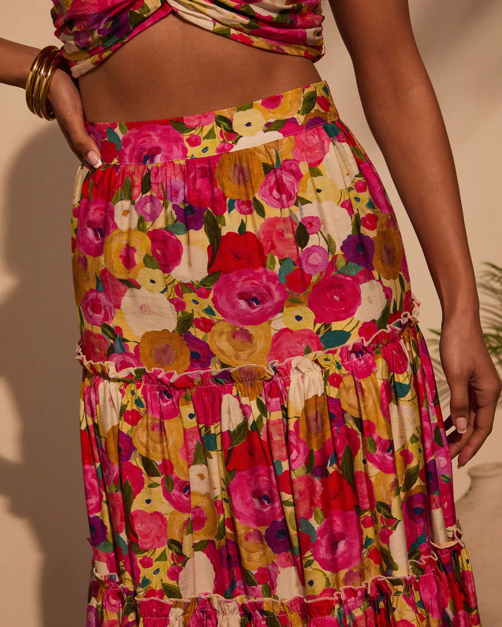 Margot Floral Midi Skirt - Image 6