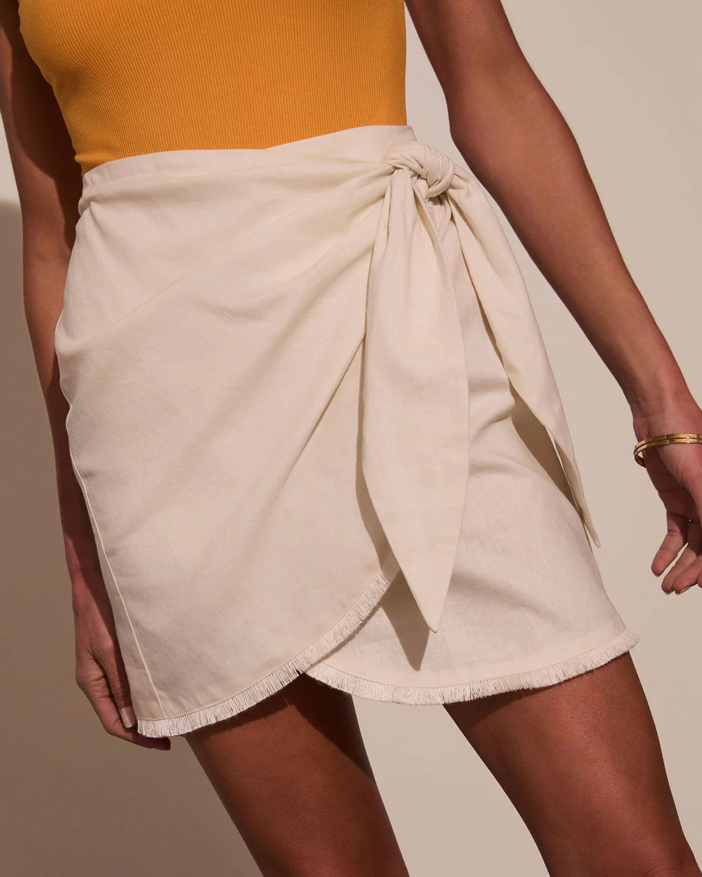 Marisol Wrap Mini Skirt - Image 2