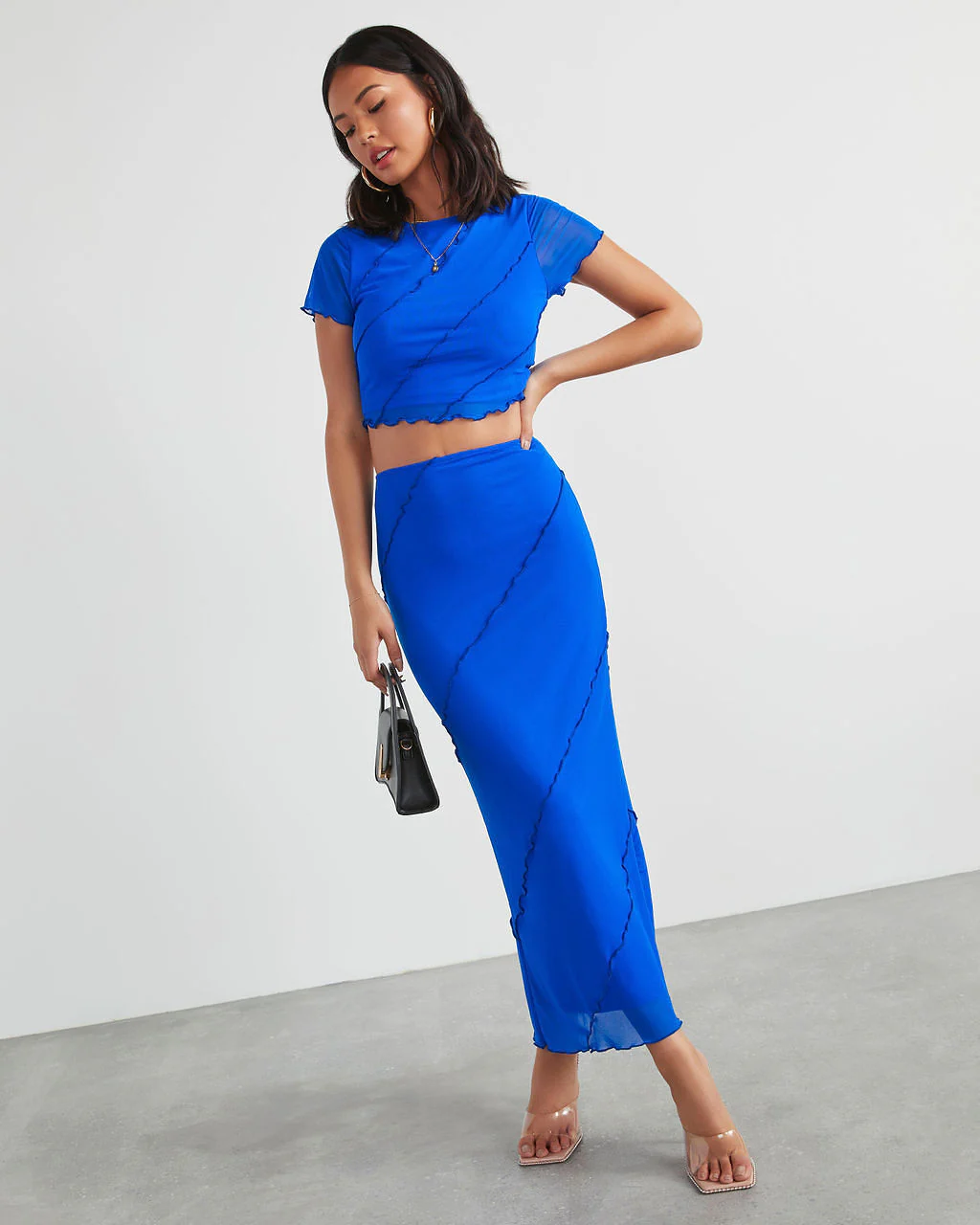 Markella Lettuce Trim Crop Top - Image 12