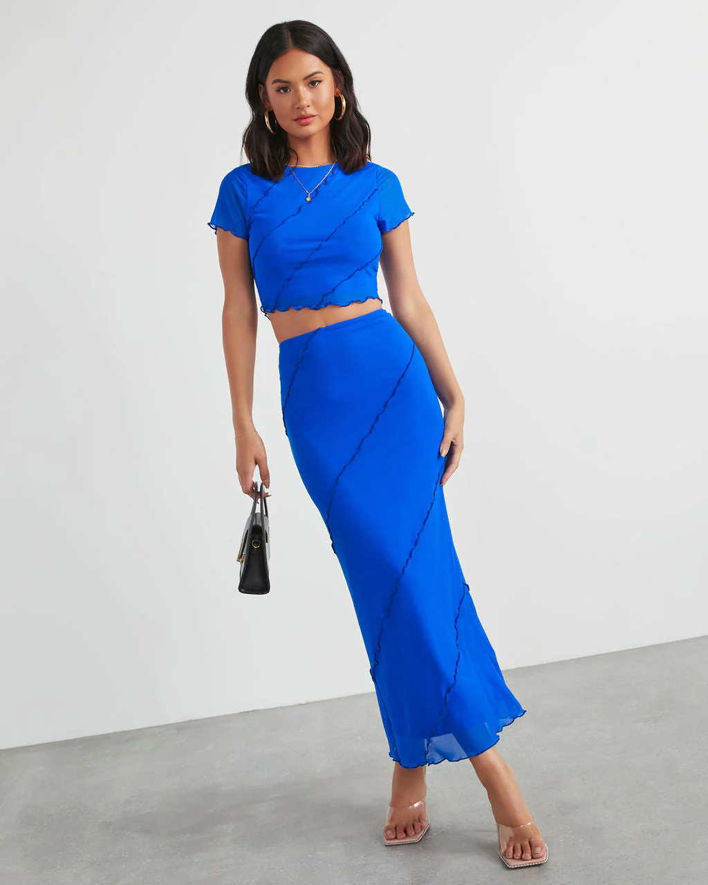Markella Lettuce Trim Crop Top - Image 7