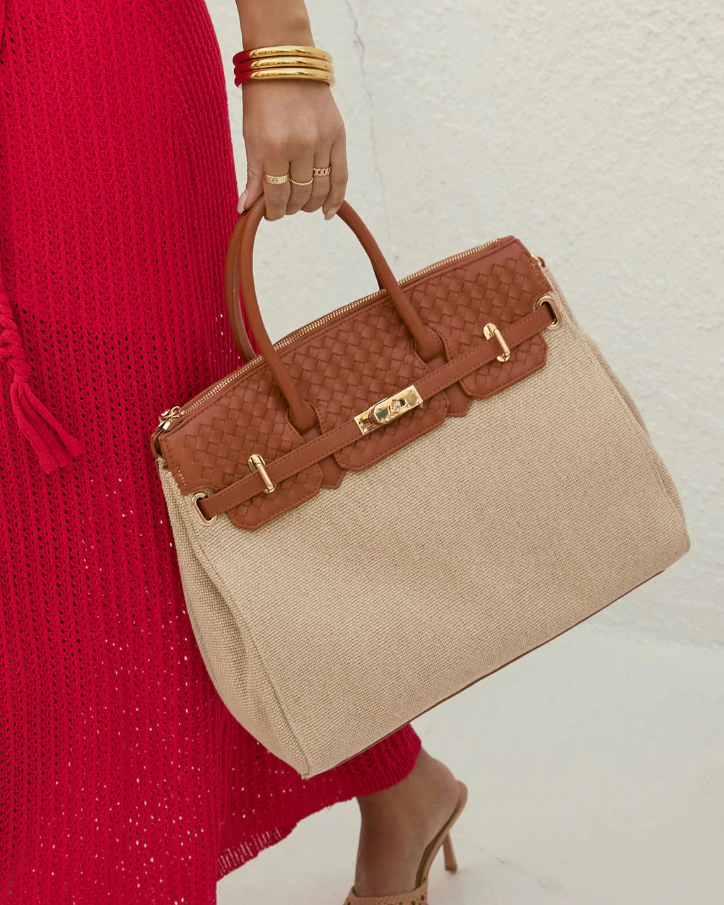 Marlenna Structured Top Handle Bag - Image 6