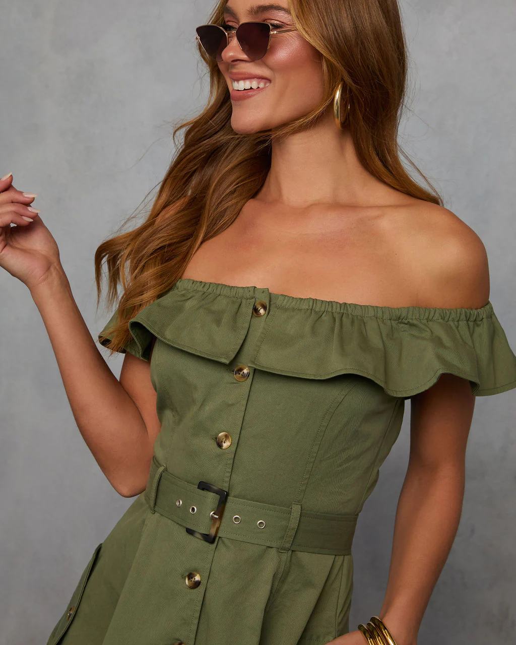 Maryanne Belted Utility Midi Dress - Image 2