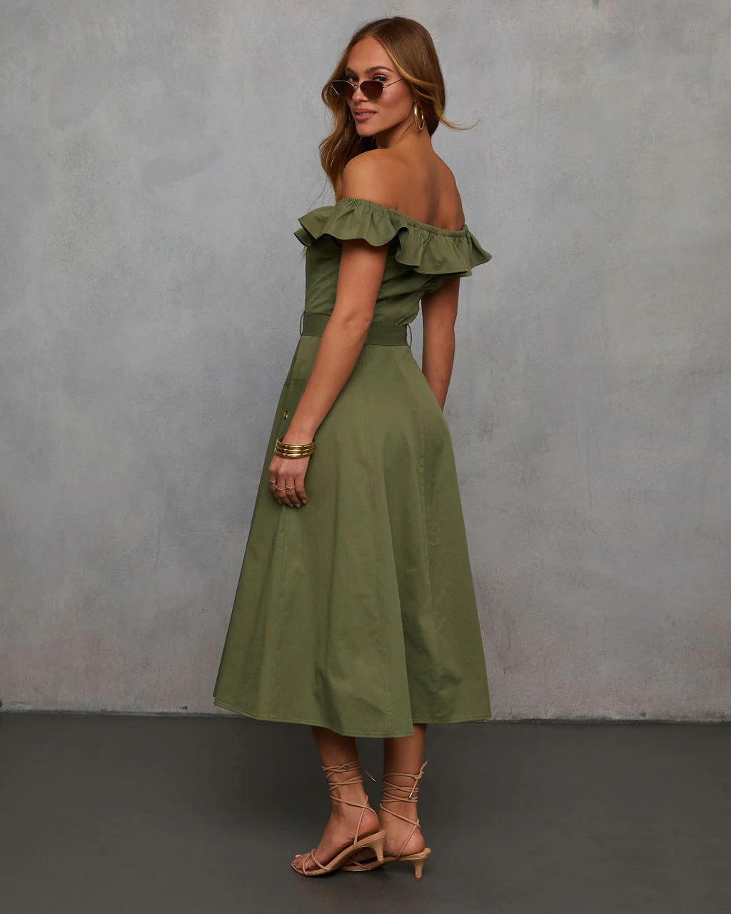 Maryanne Belted Utility Midi Dress - Image 4