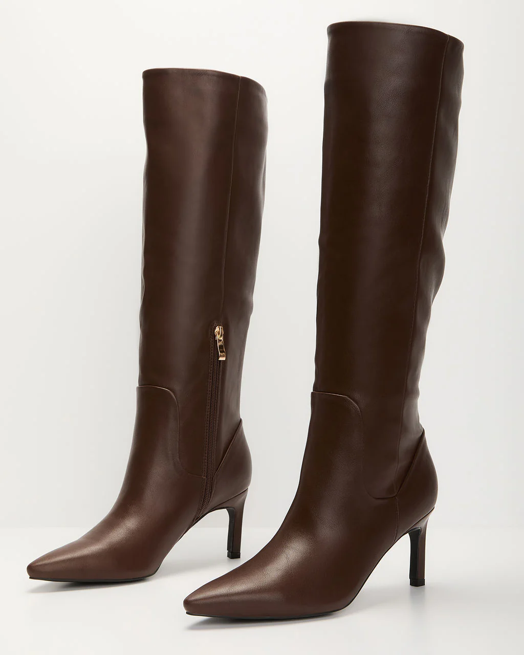 Celine Knee High Leather Boots - Image 17