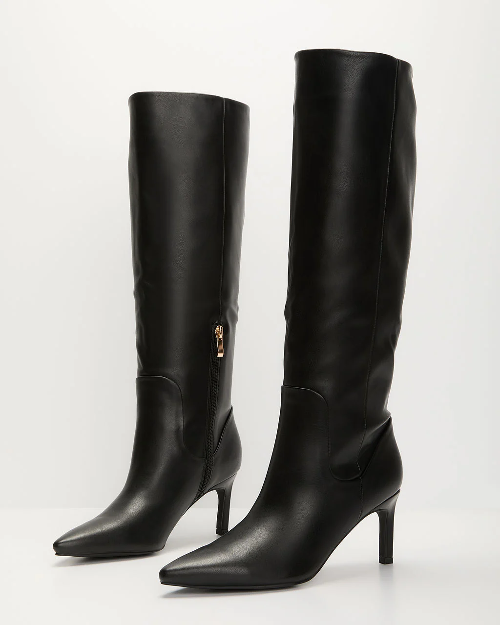 Celine Knee High Leather Boots - Image 2