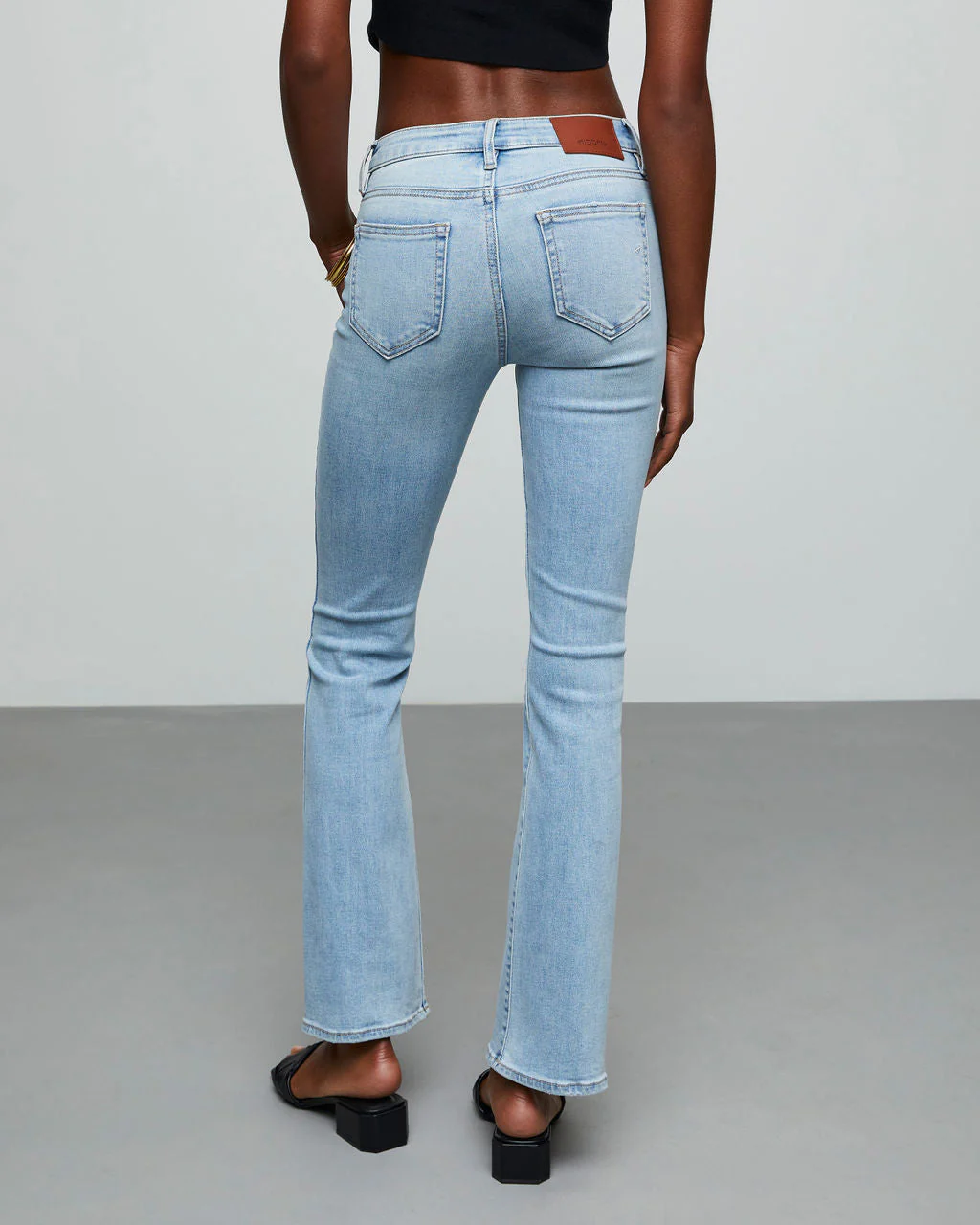 Matira High Rise Distressed Flare Jeans - Image 2