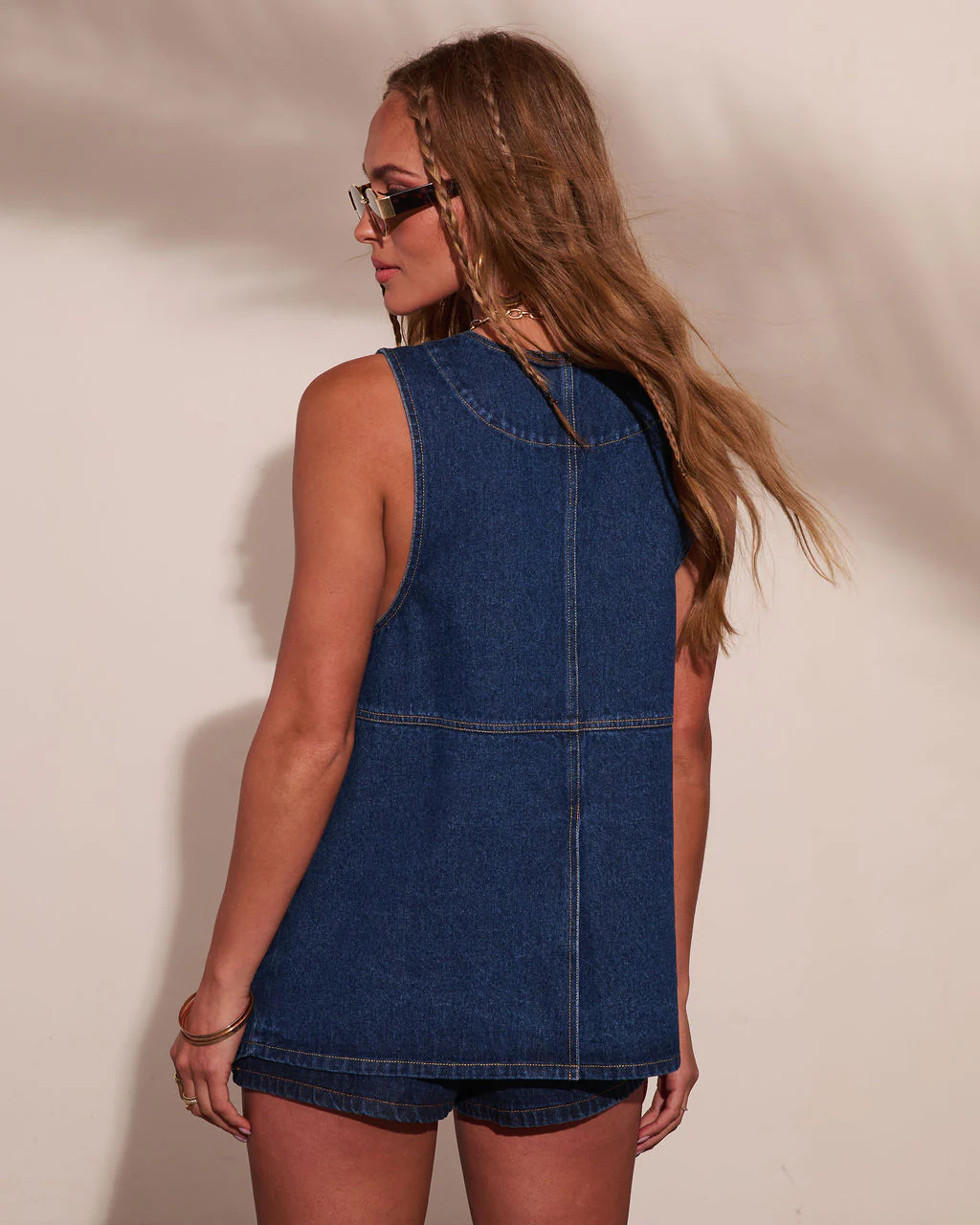 Maura Denim Vest Top - Image 4