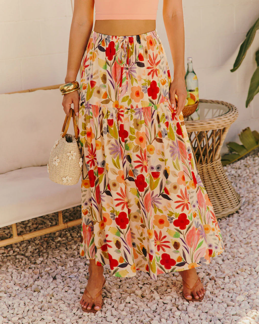 Fresh Picked Floral Maxi Skirt - Image 2