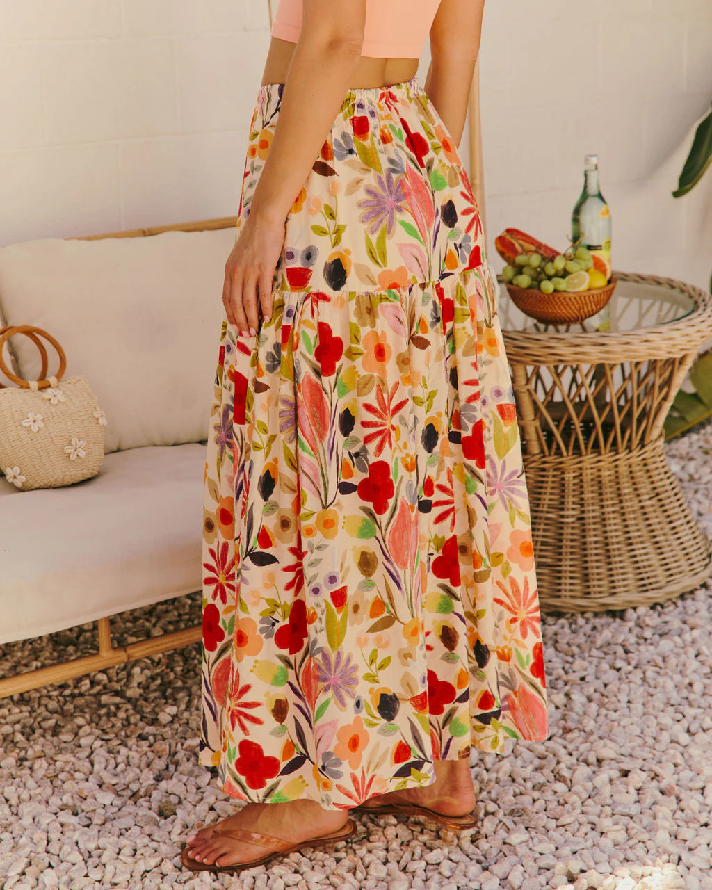 Fresh Picked Floral Maxi Skirt - Image 4