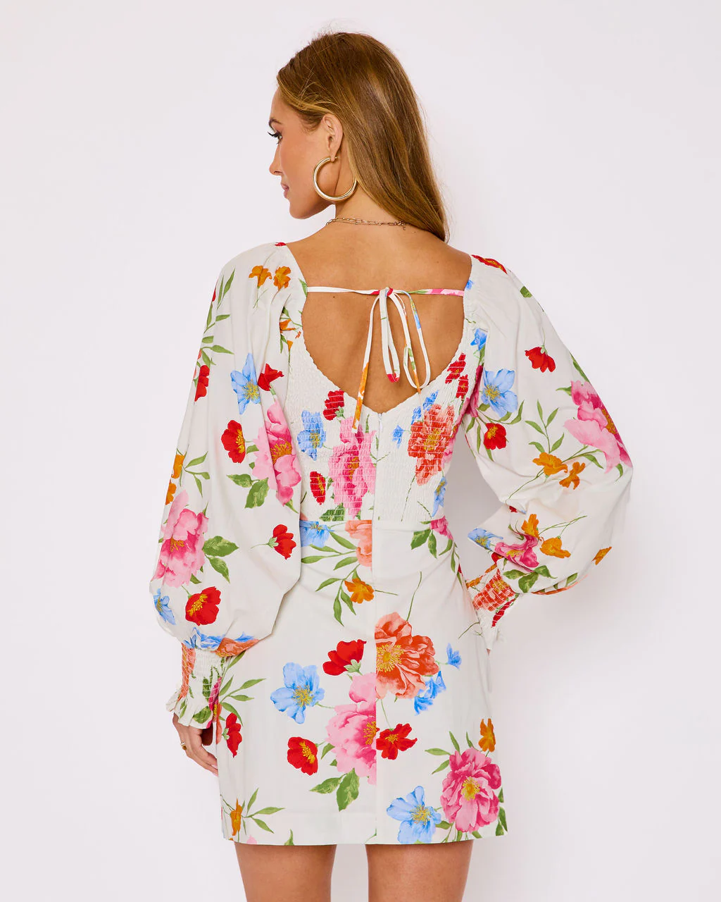 Meadow Sun Floral Print Mini Dress - Image 4