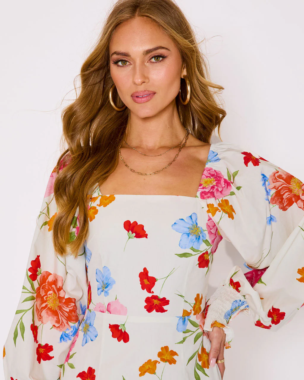 Meadow Sun Floral Print Mini Dress - Image 6