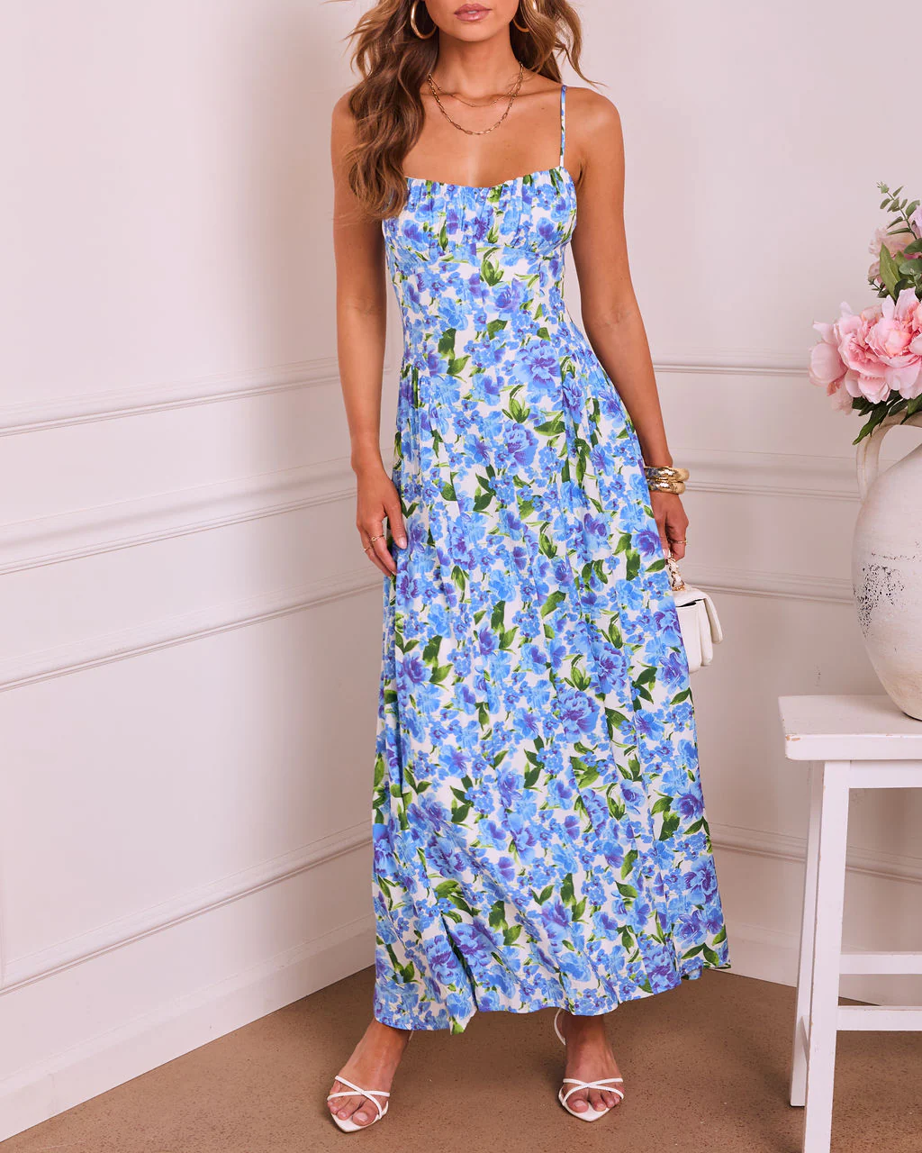 Melinah Floral Maxi Dress - Image 5